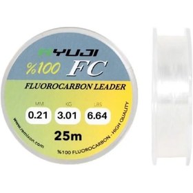 Resim %100 Fluorocarbon 25 Mt Lider Misina 0.37Mm 