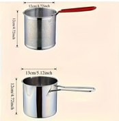 Resim Fochsia Kompakt Paslanmaz Çelik Derin Yağsız Kızartıcı Izgaralı Fritöz 