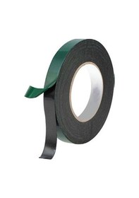 Resim Sgs Çift Taraflı Eva Köpük Bant Siyah 18 Mm X 10 Metre 