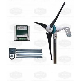 Resim 500 W 12 V Rüzgar Türbini Air Speed + Hibrit Şarj Kontrol Cihazı 