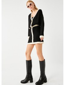 Resim Gönderi R Kadın Siyah Fermuarlı Kalın Topuklu Hakiki Deri Çizme Gkzc13452512 Siyah 