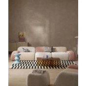 Resim Mobilya Depom Mode Pier Üçlü Kanepe Koltuk 3 Modül Renkli Bukle Kumaş Işbir Sünger (Dai̇reni̇ze Tesli̇m) 