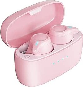 Resim KOSETON Pink True Kablosuz Kulaklık, Koşu ve Spor için Mini Kablosuz Kulak İçi Kulaklık, Üstün Ses ve Üstün Konforlu, 30 Saat Pil ile Bluetooth Kulaklık, 