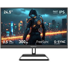 Resim GameBooster GB-25F320FF 24.5" 300Hz 0.5ms HDMI DP FreeSync G-Sync HDR400 FHD Fast IPS Gaming Monitör 