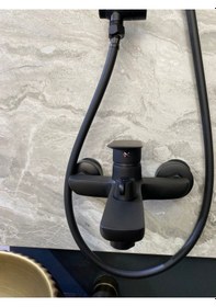 Resim İsaoğlu Yapı Mat Siyah Ginza Banyo Bataryası Siyah 