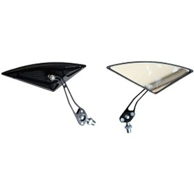 Resim Modifiye Üçgen-yarasa Siyah Ayna 8-10 Mm -1769 