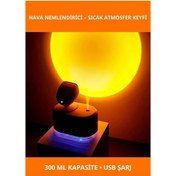 Resim Gün Batımı Efekti Olan Usb Şarjlı Hava Nemlendirici 1 Adet 