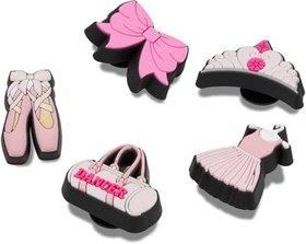 Resim Crocs Üniseks ayakkabı 5'li paket | Jibbitz ile kişiselleştirilmiş, ayakkabı cazibesi, bale sınıfı, Bale Sınıfı, Ölçü Birimi 