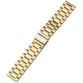 Resim Forzacase Amazfit Gtr 2 / 2e 47mm İçin Metal Kordon Kayış - Fc141 Gold 
