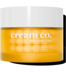 Resim Cream Co. Leke Karşıtı Cilt Tonu Eşitleyici C Vitamini Nemlendirici Kapsül Yüz Kremi 50 Ml, Tüm Cilt Tipleri 