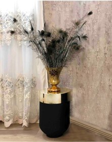 Resim evdeniste Dekoratif Büyük Gold Masa, Darbuka Masa 70 Cm 