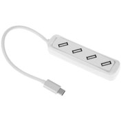 Resim DNR Bilişim Type C Usb 3.1 4 Usb Hub 2.0 Bağlantı Noktalı Usb Apple/iphone/ Android Uyumlu Siyah Çoğaltıcı 