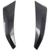 Resim Aubyhe Nissan Navara Np300 2016-2021 İç Mekan Dekorasyonu: Abs Karbon Fiber Siyah Konsol Trim Sticker, Kolay Kurulum, Dayanıklı 