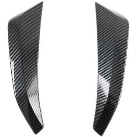 Resim Aubyhe Nissan Navara Np300 2016-2021 İç Mekan Dekorasyonu: Abs Karbon Fiber Siyah Konsol Trim Sticker, Kolay Kurulum, Dayanıklı 