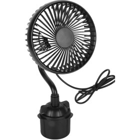 Resim Vkemall 3 Hızlı Usb Araç Fanı, Esnek Boyun Ve 360 Döner Kafa, Ayarı Cup Holder Uyumlu, Kamyon Suv Rv Sedan Oto Soğutucu 