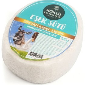 Resim Köklü Süngerli Eşek Sütü Banyo Sabunu 120 Gr Eşek Sütü 