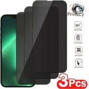 Resim 3 adet iPhone 11 12 13 14 15 16 Pro Max için Gizlilik Ekran Koruyucuları Anti-şeytani Temperli Cam iPhone 16 15 14 Plus 12 13 Mini 11 12 13 14 15 16 Pro için 