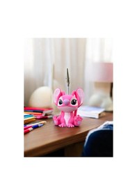 Resim Stitch Angel Temalı Kawaii Pla Fotoğraf Ve Not Tutucu - Ofis Masa Not Tutacağı Çok Renkli 