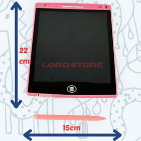 Resim Hediyelik Renkli Writing Tablet Lcd 8.5 Inç Kalemli Çizim Yazı Tahtası Not Yazma Eğitim Tableti - Pembe 