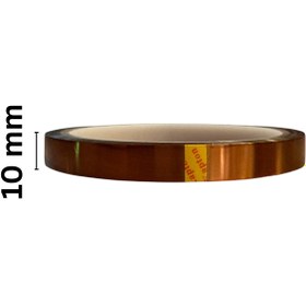 Resim Kapton Yanmaz Bant 10mm Genişlik 30 Metre Uzunluk 