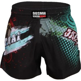 Resim Dosmai Dijital Baskılı Muay Thai Spor Şort Mts211 