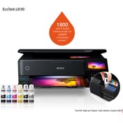 Resim Epson L8180 EcoTank A3+ Fotoğraf Yazıcısı Wifi (Orijinal Mürekkep Hediyeleriyle) 