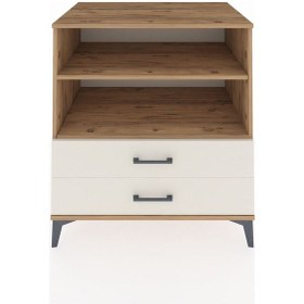 Resim Kronos Şifonyer 2 Raflı 2 Çekmeceli 88x59x96 Çam-aytaşı Atlas Çam 