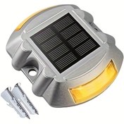 Resim 1/6 adet Güneş Enerjili Dış Mekan İskele Işıkları, Döküm Alüminyum, Anahtar Olmadan, Güneşli Teras Işıkları, LED Giriş Yolu Işıkları, Basamak Kaldırım Merdiven Tekne Bahçe Zemin Yol Bakımı için Yol İşaretleri (Sıcak Beyaz, Gündüz Beyazı, Mavi, Kırmızı, Yeşil, Mor-Pembe, Buz mavisi) 