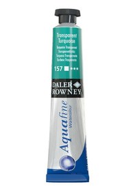 Resim Daler Rowney Aquafine Tüp Sulu Boya 8ml 157 Transparent Turquoise 