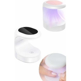 Resim Cosmotex Mini Taşınabilir Kalıcı Oje Jel Tırnak Kurutucu Fototerapi Makinesi 96024582 