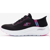 Resim Skechers Arch Fit 2.0 - Easy Chic Kadın Siyah Spor Ayakkabı 150066 Bkhp Siyah 