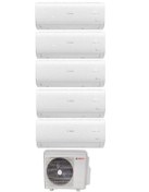 Resim Bosch Multi Split İnverter Klima 42000 Btu 1 Dış + 5 İç Ünite 9000 + 9000 + 12000 + 12000 + 12000 Bt 