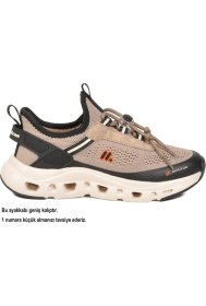 Resim Minican Kum Siyah Geniş Kalıp Ortopedik Erkek Çocuk Spor Ayakkabı BXZ001 F 
