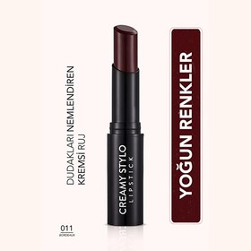 Resim Flormar Creamy Stylo Nemlendirici Etkili Ruj 011 Bordeaux 