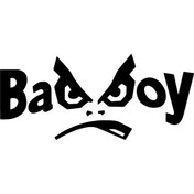 Resim Genel Markalar Bad Boy Sticker Oto Motor Laptop Duvar Folyo Sticker 25x10 cm 