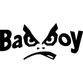 Resim Genel Markalar Bad Boy Sticker Oto Motor Laptop Duvar Folyo Sticker 25x10 cm 