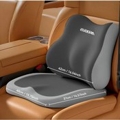 Resim Elmpaly Pembe 2li Araç Yükseltici Yastık Ve Bel Desteği Seti Konforlu Uzun Yol Sürüş 