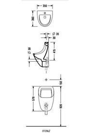 Resim Eca Serel Smart Pisuvar (Üstten Temiz Su Girişli) 0129UZS110H 