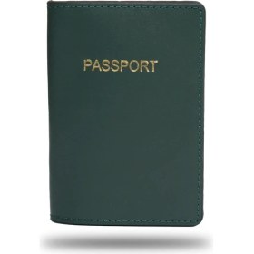 Resim Seyahat Aksesuar Kişiye Özel Deri Pasaport Kılıfı 
