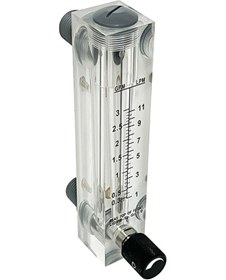 Resim Debimetre - Ayar Vanalı -debi Ölçer - Şamandıralı - Lzm Sıvı 1-11 Lt/dk 