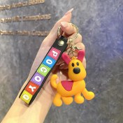 Resim Baijiafu2 Yeni Çizgi Film Animasyon Stitch Serisi Yumuşak Kauçuk Anahtarlık Bebek Çantası Kolye Anahtarlık Küçük Hediye (Yurt Dışından) 