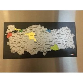 Resim Gez - Kazı Türkiye Haritası (Magnet, 20X10 Cm) 