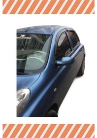 Resim Nıssan Micra 2003-2010 Modellerine Özel 4'Lü Mügen Tip Cam Rüzgar 