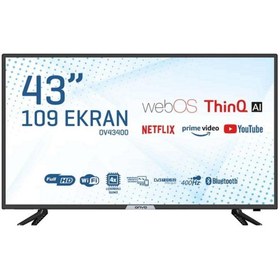 Resim ONVO Ov43400 43” Uydu Alıcılı Tv 