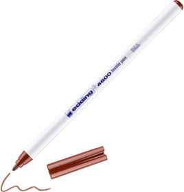 Resim Edding 4600 1.0mm Tekstil Kumaş Kalemi Kahverengi / 007 