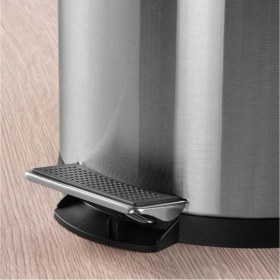 Resim IKEA Pedallı Çöp Kutusu, Paslanmaz Çelik Metal Renk Meridyendukkan 12LT 