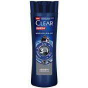 Resim Clear Men 3'ü 1 Arada Arındırıcı Kömür Şampuan & Duş Jeli 350ml 