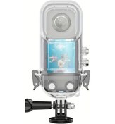Resim Honeybeeshop Insta 360 One X3 Beyaz Aksiyon Kamerası Su Geçirmez Kılıf 50m Derinlik Dalış Koruyucu Kasa 
