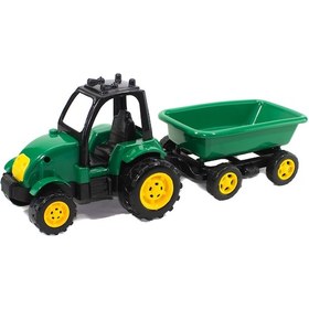 Resim Oyuncak Traktör Römork Set 55 Cm 