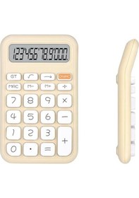 Resim Powermaster Pm-25409 Krem Renk 12 Haneli Lcd Ekranlı Masaüstü Hesap Makinesi - Pastel Serisi Siyah 